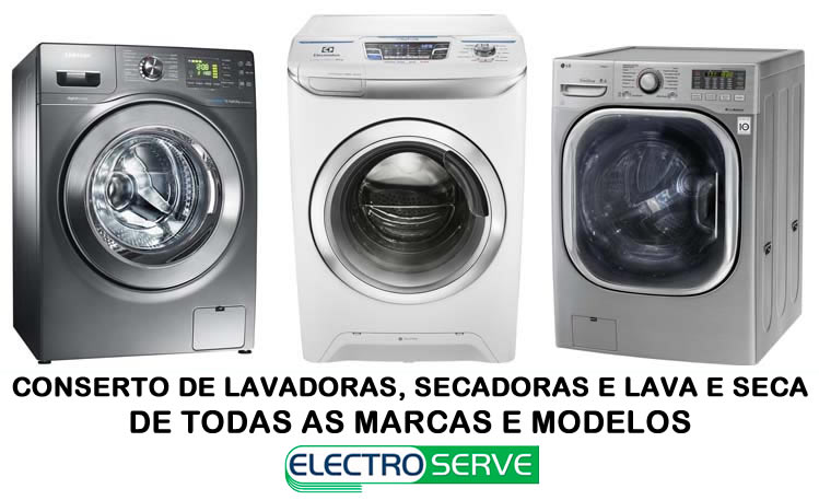 Conserto Lavadora, Secadora e Lava e Seca